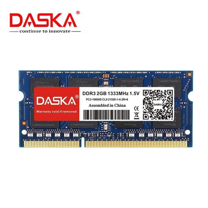 Laptop-RAM DDR3 2 GB 4 GB 1600/1333 MHz SO-DIMM DDR 3 Notebook-Speicher 204-Pin 1.5 V Lebenslange Garantie