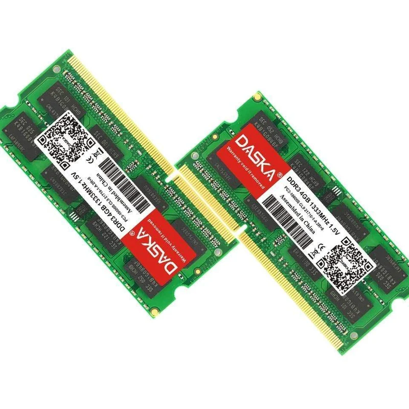 Laptop-RAM DDR3 2 GB 4 GB 1600/1333 MHz SO-DIMM DDR 3 Notebook-Speicher 204-Pin 1.5 V Lebenslange Garantie
