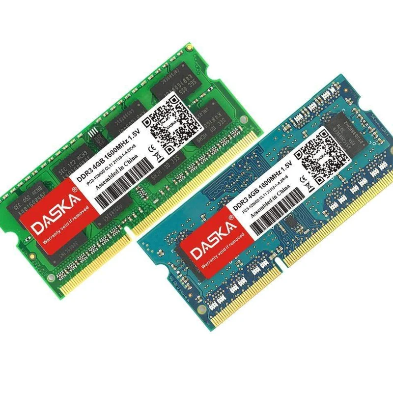 Laptop-RAM DDR3 2 GB 4 GB 1600/1333 MHz SO-DIMM DDR 3 Notebook-Speicher 204-Pin 1.5 V Lebenslange Garantie