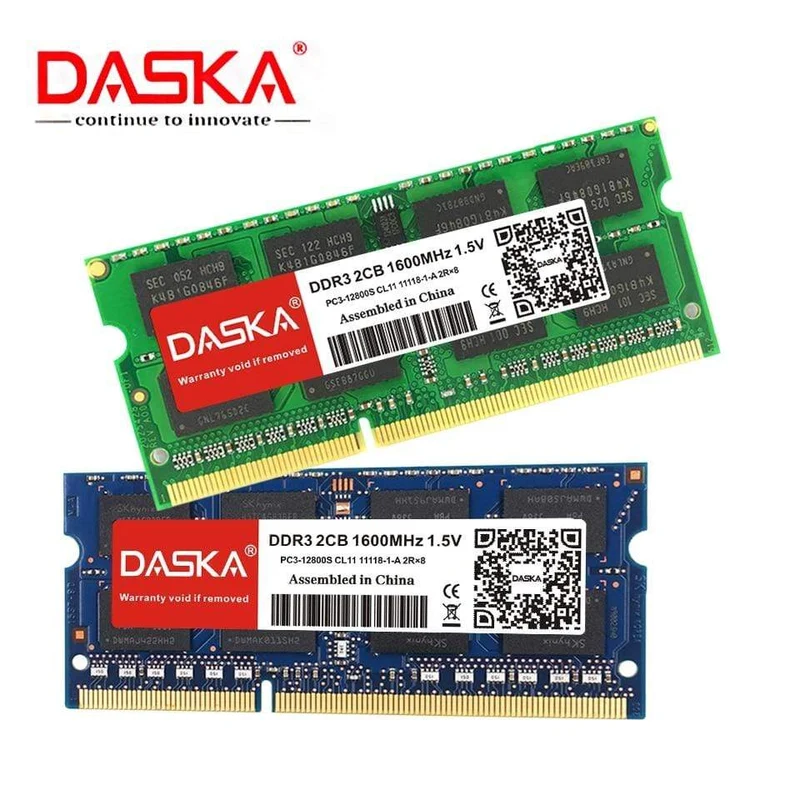 Laptop-RAM DDR3 2 GB 4 GB 1600/1333 MHz SO-DIMM DDR 3 Notebook-Speicher 204-Pin 1.5 V Lebenslange Garantie