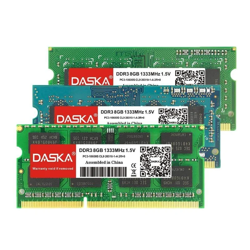 Laptop-RAM DDR3 2 GB 4 GB 1600/1333 MHz SO-DIMM DDR 3 Notebook-Speicher 204-Pin 1.5 V Lebenslange Garantie