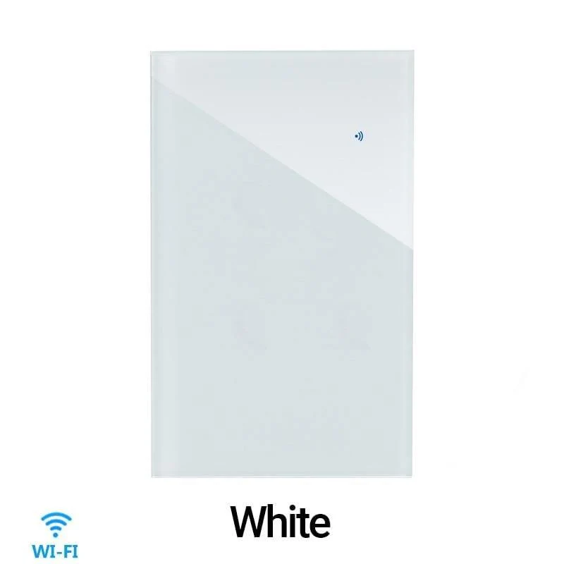 Wifi Wall Touch Sensitive Schalter Fernbedienung 1 2 3 4-Gang-LED-LED-Licht Smart Touchscreen-Schalter Glas US-Standard