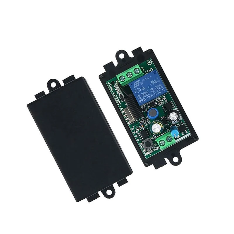 KTNNKG 433MHz 220V Lampe Drahtloser Fernbedienungsschalter EIN / AUS AC110V Fernbedienung Empfänger Sender Für LED-Glühbirne DIY