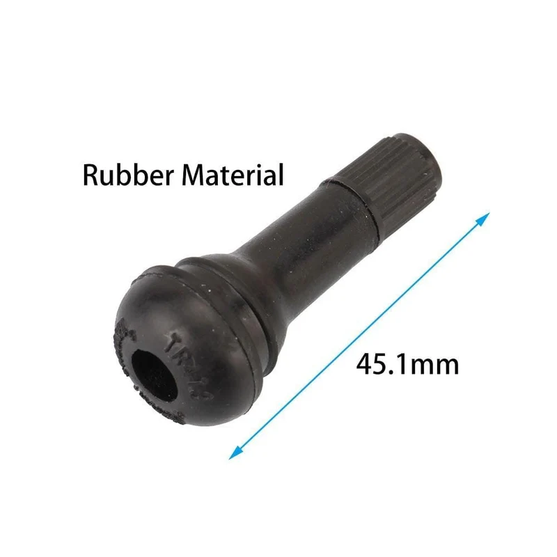 100 STÜCKE TR413 Snap-in Gummi Tubeless Reifen Ventilschäfte Reifen Ersatz Ventilkappe Abdeckung Kit für ATV Fahrrad Motorrad