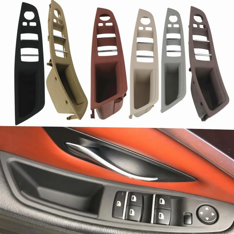 Auto-Styling Linkslenker LHD Für BMW 5er F10 F11 F18 520i Innenraum-Innentürgriffverkleidung Aufbewahrung der Verkleidung B.