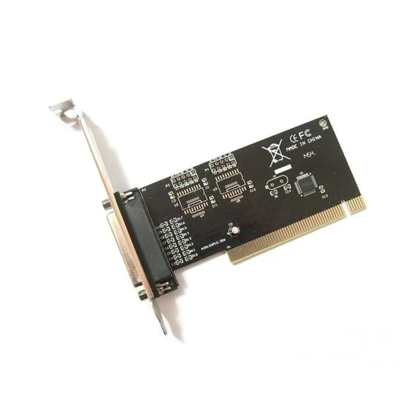 PCI-Erweiterungskarte, 25-polig, parallel, LPT, PCI zu Parallel, DB25, Druckeranschluss, Controllerkarte, Konverter, Adapter