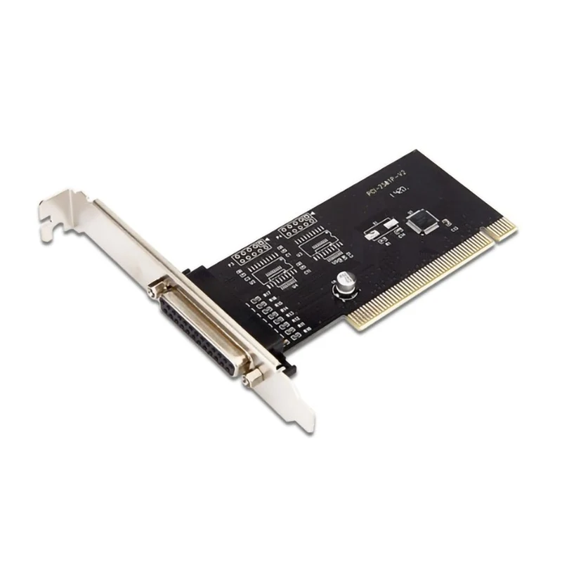 PCI-Erweiterungskarte, 25-polig, parallel, LPT, PCI zu Parallel, DB25, Druckeranschluss, Controllerkarte, Konverter, Adapter