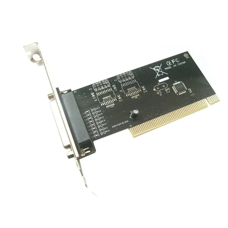 PCI-Erweiterungskarte, 25-polig, parallel, LPT, PCI zu Parallel, DB25, Druckeranschluss, Controllerkarte, Konverter, Adapter