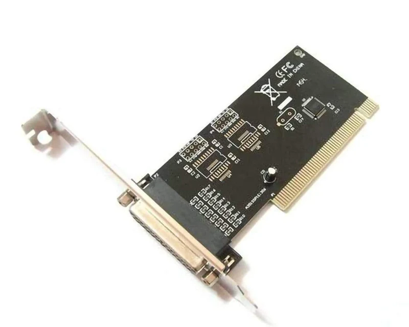 PCI-Erweiterungskarte, 25-polig, parallel, LPT, PCI zu Parallel, DB25, Druckeranschluss, Controllerkarte, Konverter, Adapter
