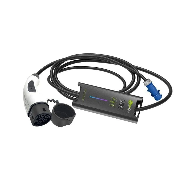 Wallbox Ev Ladestationen 10A 16A 20A 24A 32A Blauer Cee-Stecker IEC62196 Typ 2 Elektroauto-Ladegerät 5M Kabel für i5 Tesla