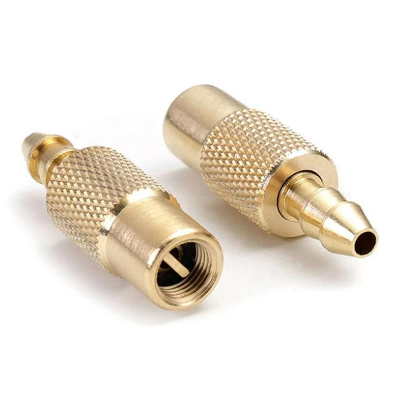 1PC Auto Reifen Klemme Joint Stecker Adapter Auto 6mm Messing Reifen Ventil Joint Inflator Pumpe Ventil