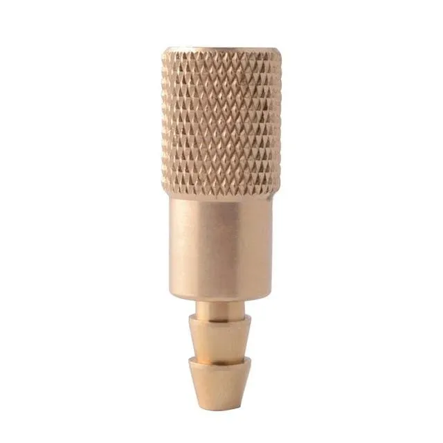 1PC Auto Reifen Klemme Joint Stecker Adapter Auto 6mm Messing Reifen Ventil Joint Inflator Pumpe Ventil