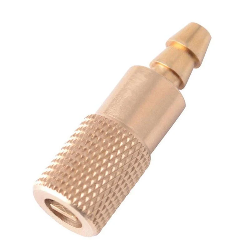 1PC Auto Reifen Klemme Joint Stecker Adapter Auto 6mm Messing Reifen Ventil Joint Inflator Pumpe Ventil