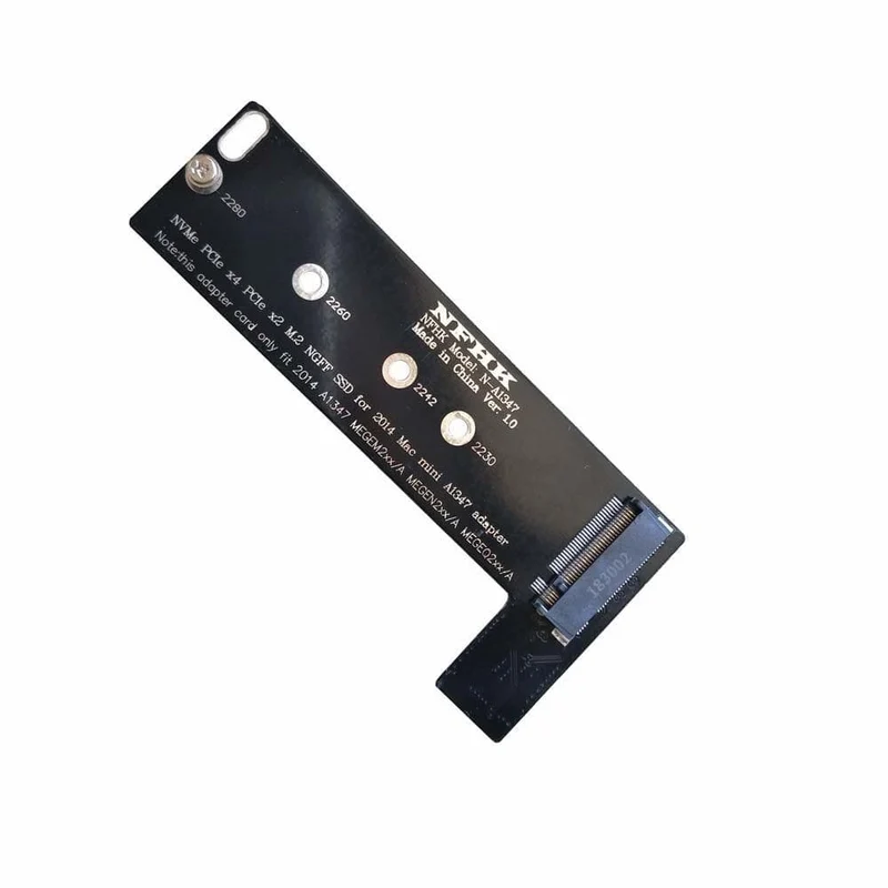 A1347 64 GB 128 GB 256 GB 512 GB 1 TB NVMe M.2 NGFF PCIe SSD für Ende 2014 Mac Mini MEGEN2 MEGEM2 MEGEQ2 Adapterkarten-Konvertierungsadapter