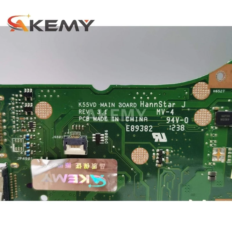 K55VD Motherboard Rev 3.1 GeForce 610M DDR3 Für Asus K55VD A55VD F55VD Laptop Motherboard K55VD Mainboard K55VD Motherboard