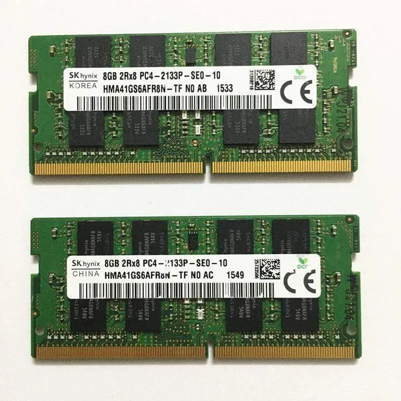 DDR4 RAM 8 GB 2133 RAM 8 GB 2RX8 PC4-2133P-SE0 DDR4 Laptop-Speicher in gutem Zustand