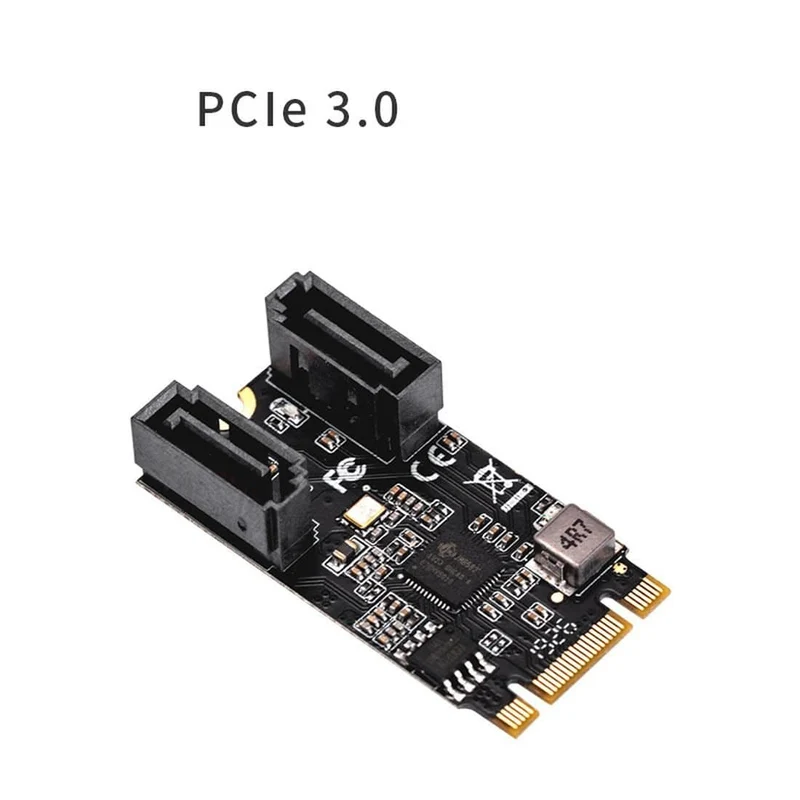 XT-XINTE 2 Port SATA III 6 gb/s M.2 21x41mm M Key und B Key Controller Adapter Karte SATA 6G Intern