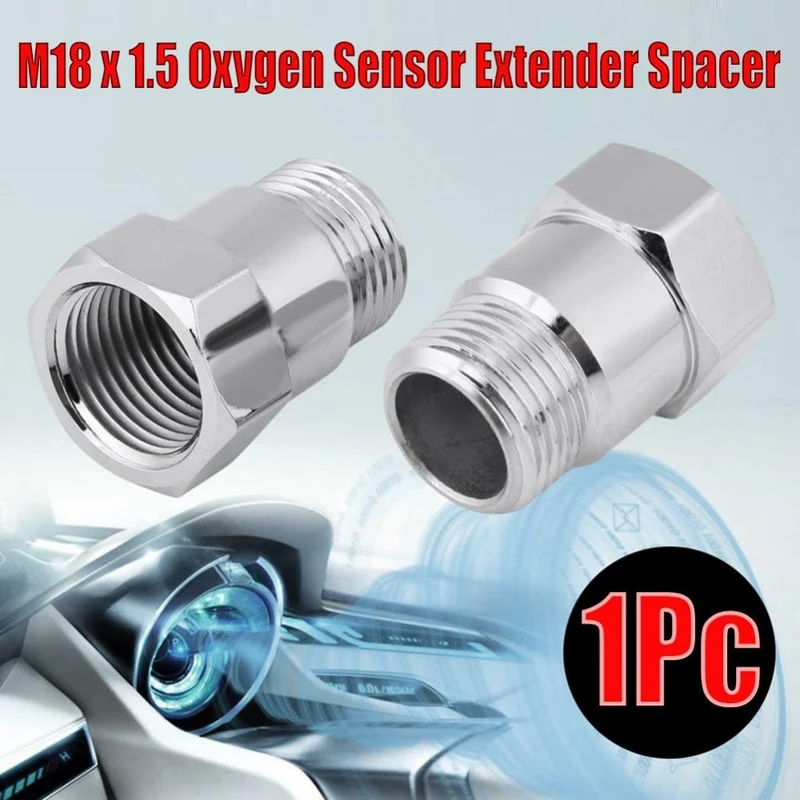 1Pc Auto Sauerstoff O2 Sensor Adapter Sensor Spacer Isolator M18 * 1.5 Extender Adapter Check Engine Licht Eliminator