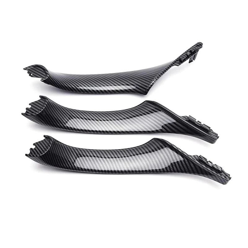 BMW F10 F11 F18 5 Series 2010–2016, 7-teiliges Innenfensterheber-Schalterfeld, Türgriffverkleidung, Kohlefaser-ABS, Auto-Styling
