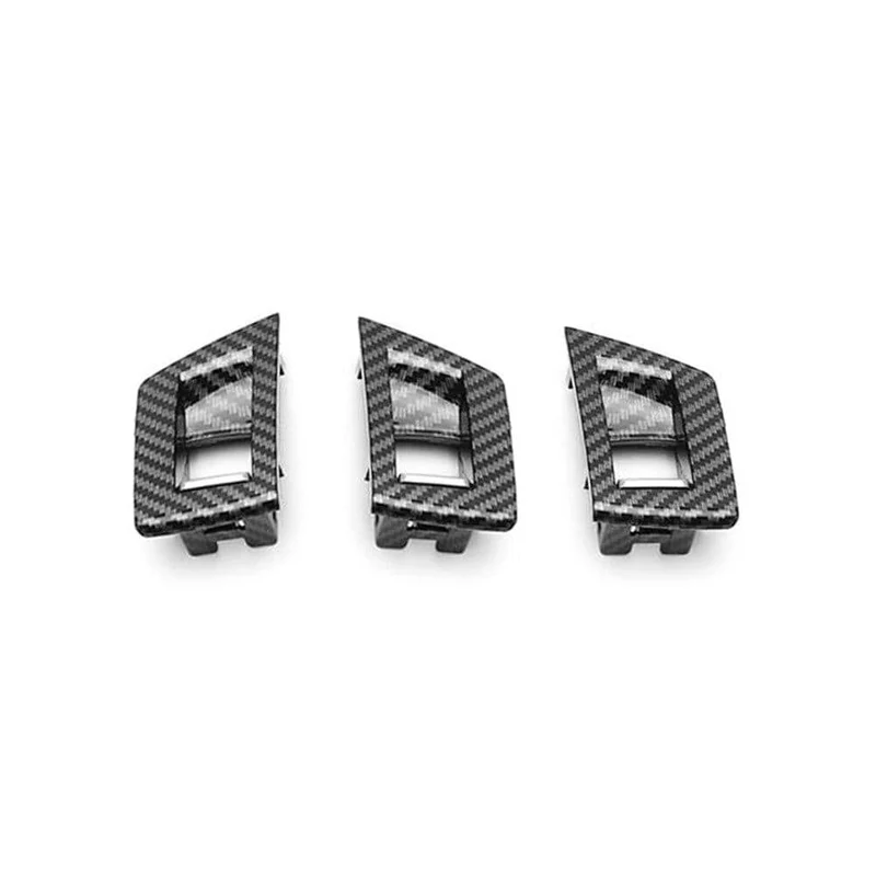 BMW F10 F11 F18 5 Series 2010–2016, 7-teiliges Innenfensterheber-Schalterfeld, Türgriffverkleidung, Kohlefaser-ABS, Auto-Styling