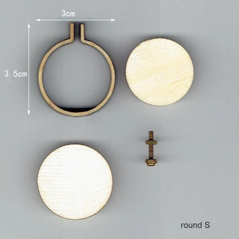 Art Works Nähen Kreuzstich Tasche Kleidung Ohrring Stickrahmen Stickrahmen Ring 15 Arten DIY Handwerk Werkzeug
