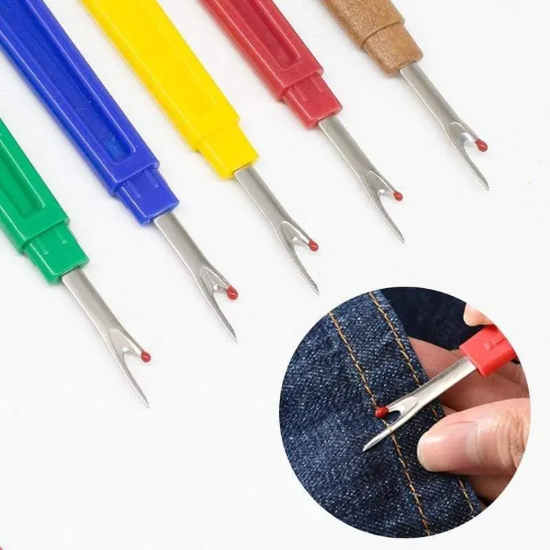 MIUSIE Plasitc Griff Fadenschneider Naht Ripper Stich Unpicker Needle Art Nähen DIY Griff Handwerk Stickwerkzeug Nähen Ripper
