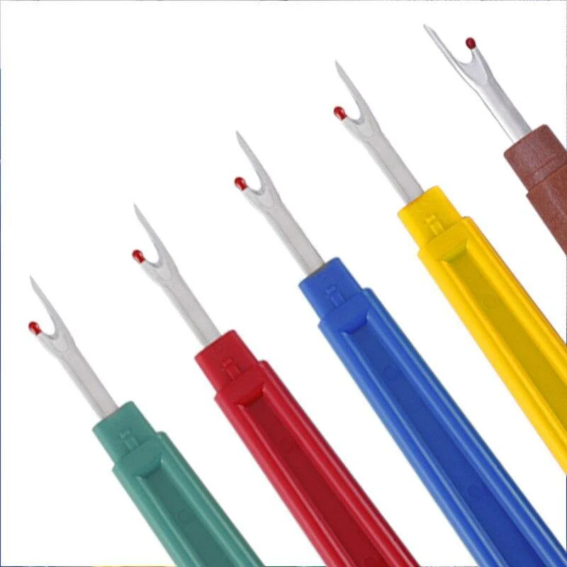 MIUSIE Plasitc Griff Fadenschneider Naht Ripper Stich Unpicker Needle Art Nähen DIY Griff Handwerk Stickwerkzeug Nähen Ripper