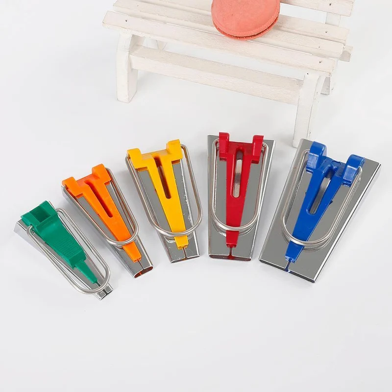 6,9, 12,18,25, 5, XNUMX, XNUMX MM Home Kunst Handwerk Nähen Werkzeuge Zubehör Werkzeug Sets Patchwork Schrägband Maker Cutter Curl XNUMX größen Set
