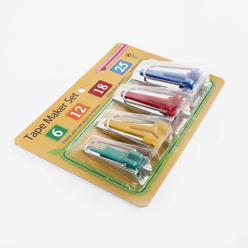 6,9, 12,18,25, 5, XNUMX, XNUMX MM Home Kunst Handwerk Nähen Werkzeuge Zubehör Werkzeug Sets Patchwork Schrägband Maker Cutter Curl XNUMX größen Set