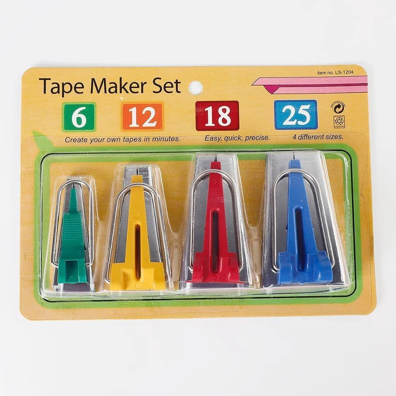 6,9, 12,18,25, 5, XNUMX, XNUMX MM Home Kunst Handwerk Nähen Werkzeuge Zubehör Werkzeug Sets Patchwork Schrägband Maker Cutter Curl XNUMX größen Set
