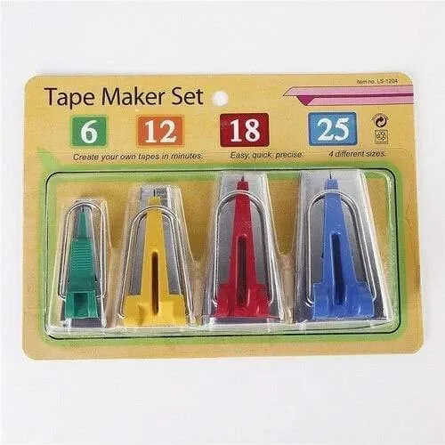6,9, 12,18,25, 5, XNUMX, XNUMX MM Home Kunst Handwerk Nähen Werkzeuge Zubehör Werkzeug Sets Patchwork Schrägband Maker Cutter Curl XNUMX größen Set