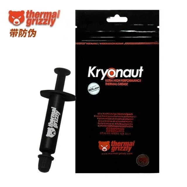 Thermal Grizzly Kryonaut Paste Cooler Grease 12.5 W/mk, gekühlter leitfähiger Kühlkörperputz mit/ohne Zertifikat, 2 Editionen