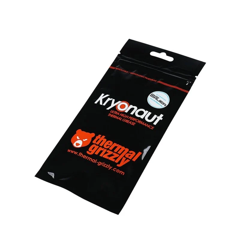 Thermal Grizzly Kryonaut Paste Cooler Grease 12.5 W/mk, gekühlter leitfähiger Kühlkörperputz mit/ohne Zertifikat, 2 Editionen