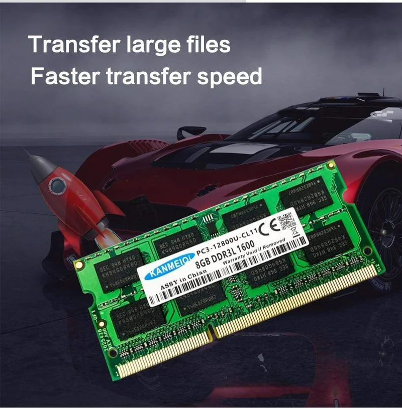 DDR3 4 GB Ram Laptop 8 GB 1333 MHz 1600 MHz Speicher Notebook-Modul PC3L-12800 SO-DIMM Neu 2 GB 1.35 V 204PIN alle