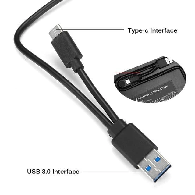 DVD-CD-Player USB 3.0 O DVD-Recorder Optische Laufwerke Für Laptop PC DVD-Brenner Schlank Externer DVD RW CD-Brenner Laufwerk Brenner Reader