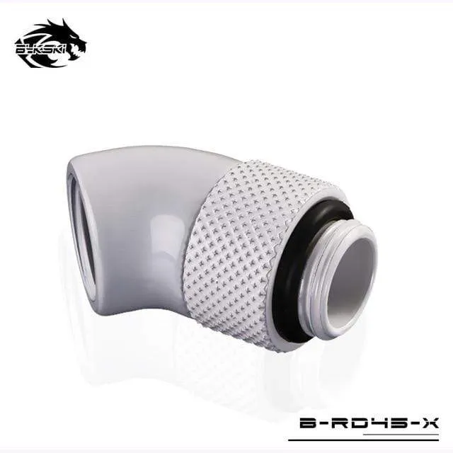 Diamond B-RD90-X/B-RD45-X 45/90 Grad Innen-Außengewinde Drehbares Winkelstück für PC-Wasserkühlung G1/4