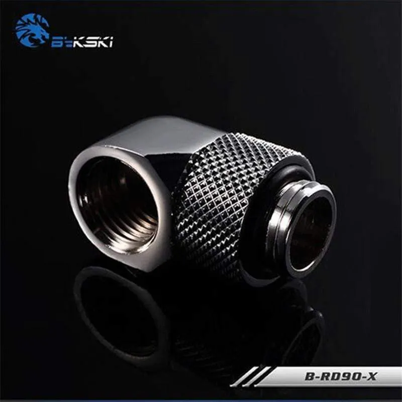 Diamond B-RD90-X/B-RD45-X 45/90 Grad Innen-Außengewinde Drehbares Winkelstück für PC-Wasserkühlung G1/4