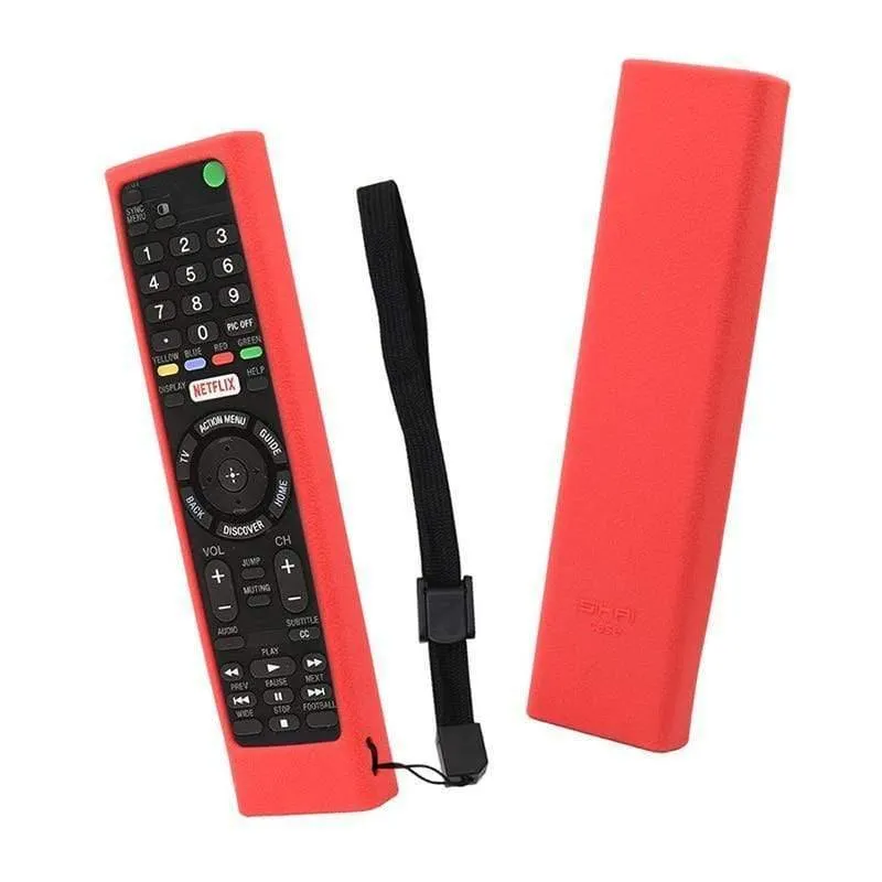 Fernbedienungsabdeckungen für Sony RMF-TX300U RMT-TX200U RMT-TX102U RMF-TX200U SIKAI Stoßfeste Silikonhüllen Waschbar Rot