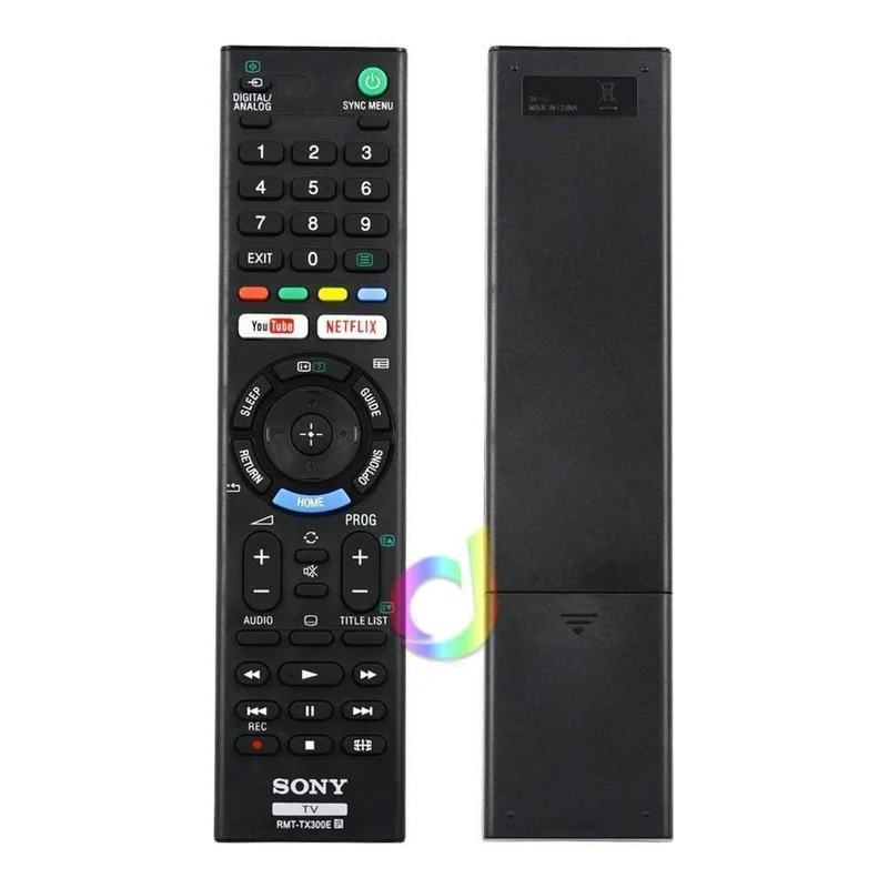 RMT-TX300E Fernbedienung Geeignet für Sony TV LCD-Fernseher 3D-LED-Smart-Controller mit Youtube Netflix-Taste RMT-TX300P Rmf-tx100