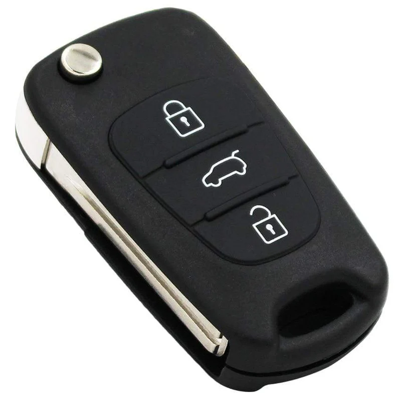 3 Tasten Ersatzrohling Flip Remote Key Shell Case Schlüsselanhänger für Hyundai I30/IX35 I20 IX20