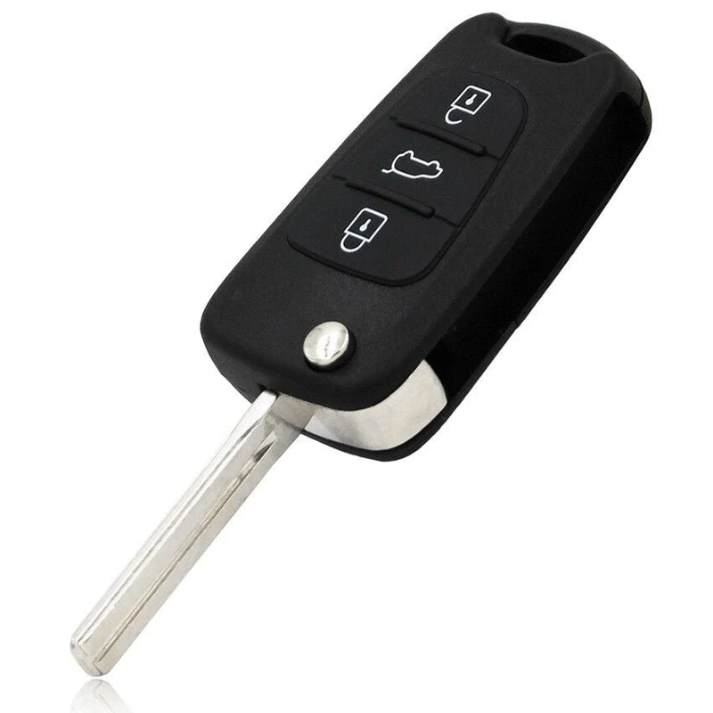 3 Tasten Ersatzrohling Flip Remote Key Shell Case Schlüsselanhänger für Hyundai I30/IX35 I20 IX20