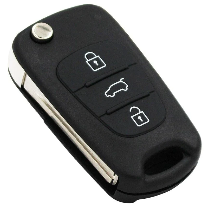 3 Tasten Ersatzrohling Flip Remote Key Shell Case Schlüsselanhänger für Hyundai I30/IX35 I20 IX20