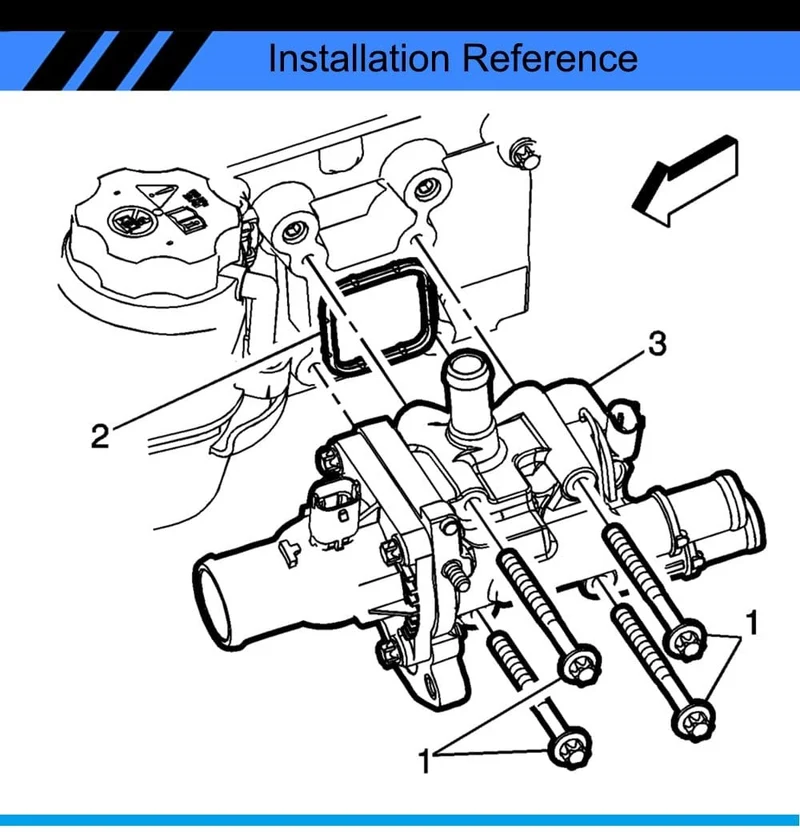 Aluminium Thermostat Gehäusedeckel für Chevrolet Chevy Cruze Aveo Orlando für Opel Astra Zafira Signum Moka 96984103 96817255