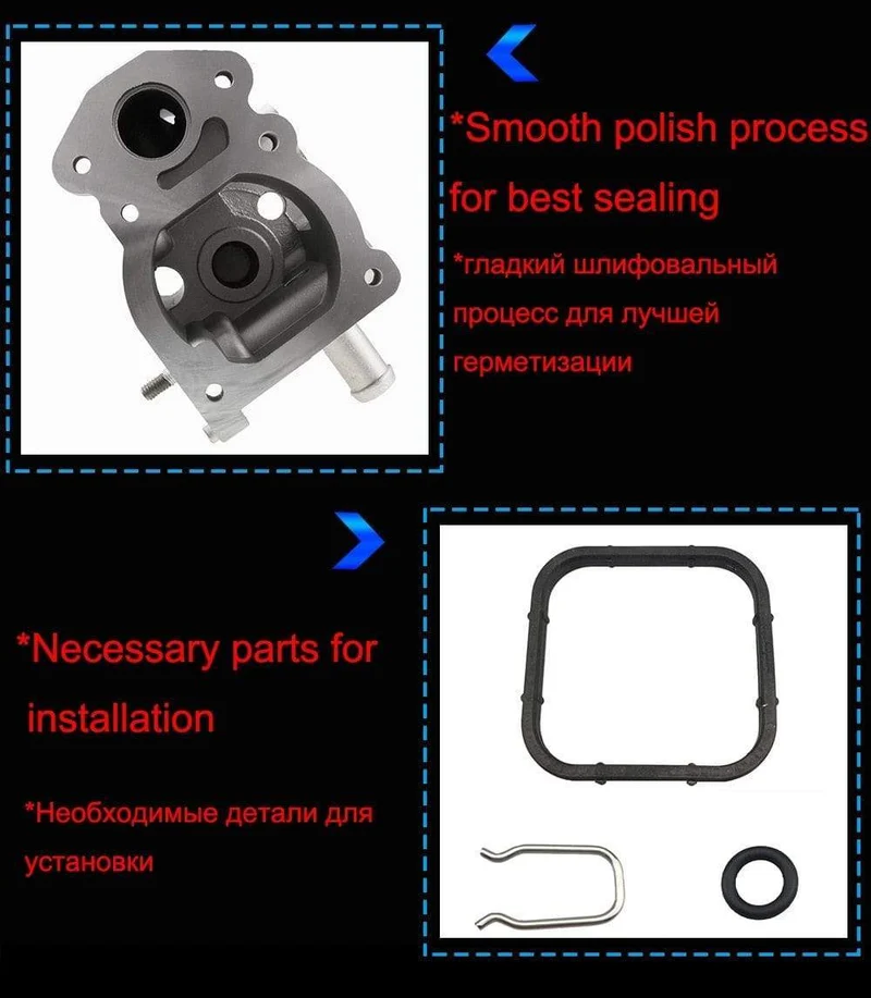 Aluminium Thermostat Gehäusedeckel für Chevrolet Chevy Cruze Aveo Orlando für Opel Astra Zafira Signum Moka 96984103 96817255