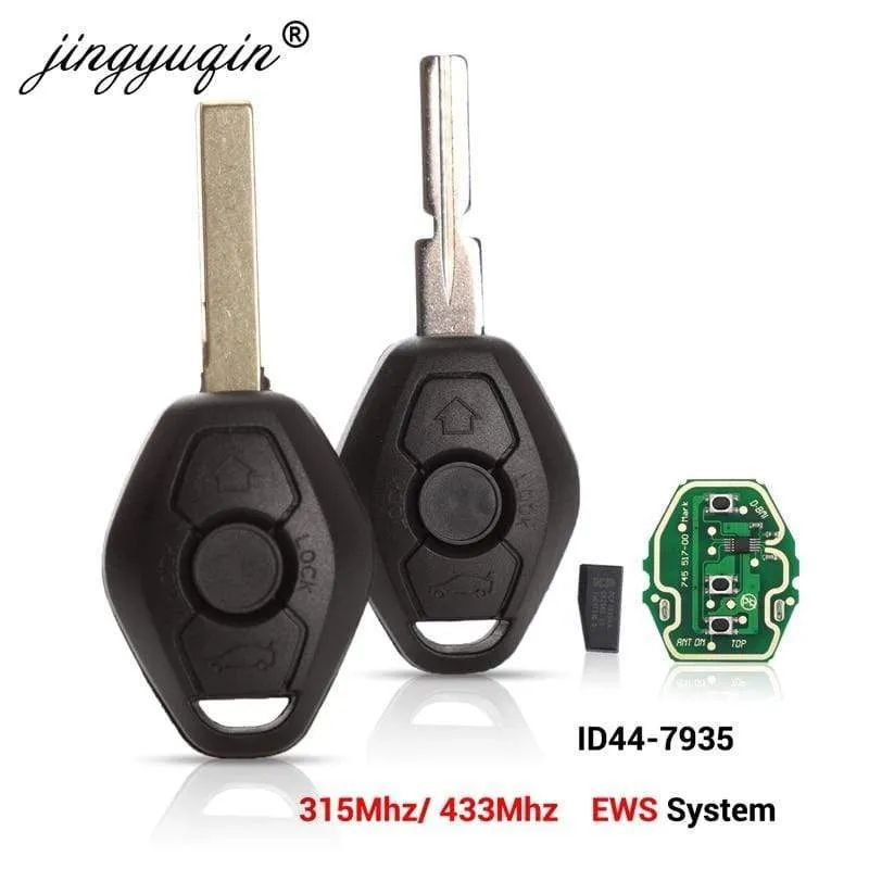 EWS System Auto Funkschlüssel für BMW E38 E39 E46 X3 X5 Z3 Z4 1/3/5/7 Serie 315/433MHz ID44 Chip Keyless Entry Transmitter