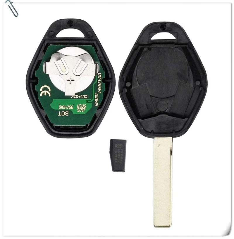 EWS System Auto Funkschlüssel für BMW E38 E39 E46 X3 X5 Z3 Z4 1/3/5/7 Serie 315/433MHz ID44 Chip Keyless Entry Transmitter