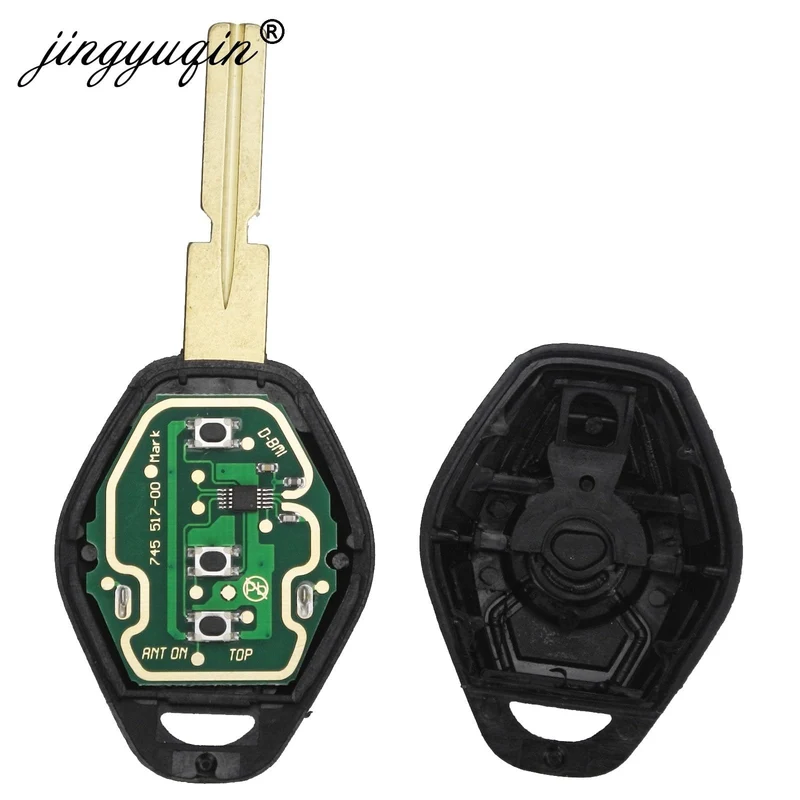 EWS System Auto Funkschlüssel für BMW E38 E39 E46 X3 X5 Z3 Z4 1/3/5/7 Serie 315/433MHz ID44 Chip Keyless Entry Transmitter