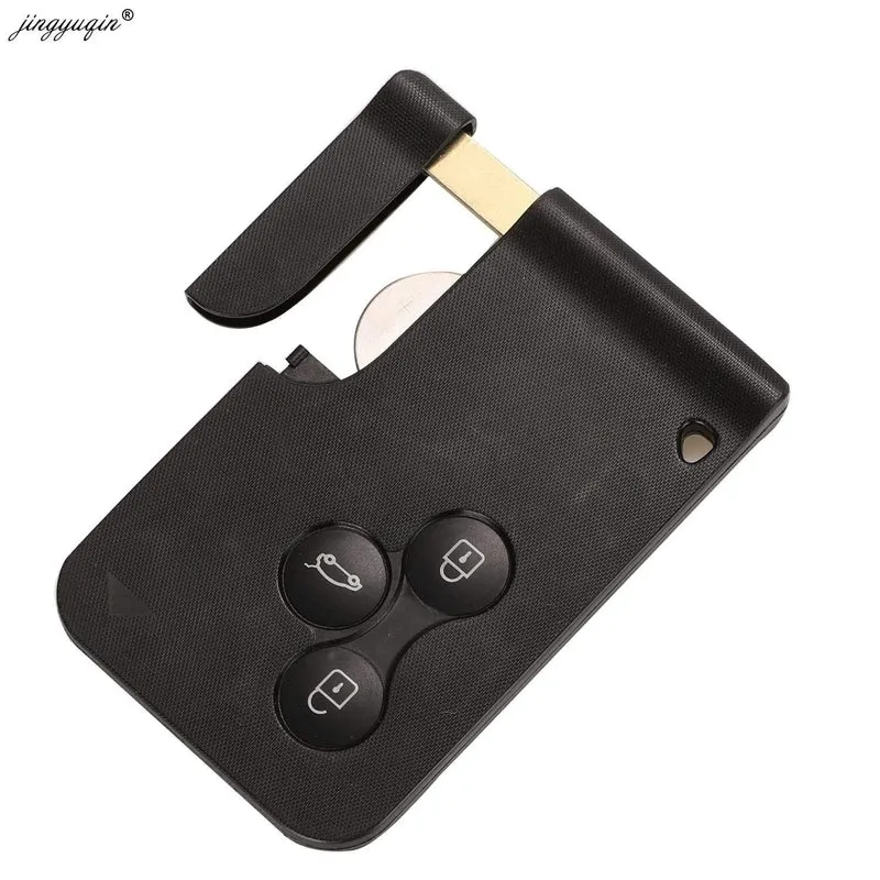 Smart Key Card für Renault Megane II Scenic II Grand Scenic 2003-2008 433 MHz PCF7947 Chip ID46 3-Tasten-Fernbedienung Leiterplatte Ultraschall