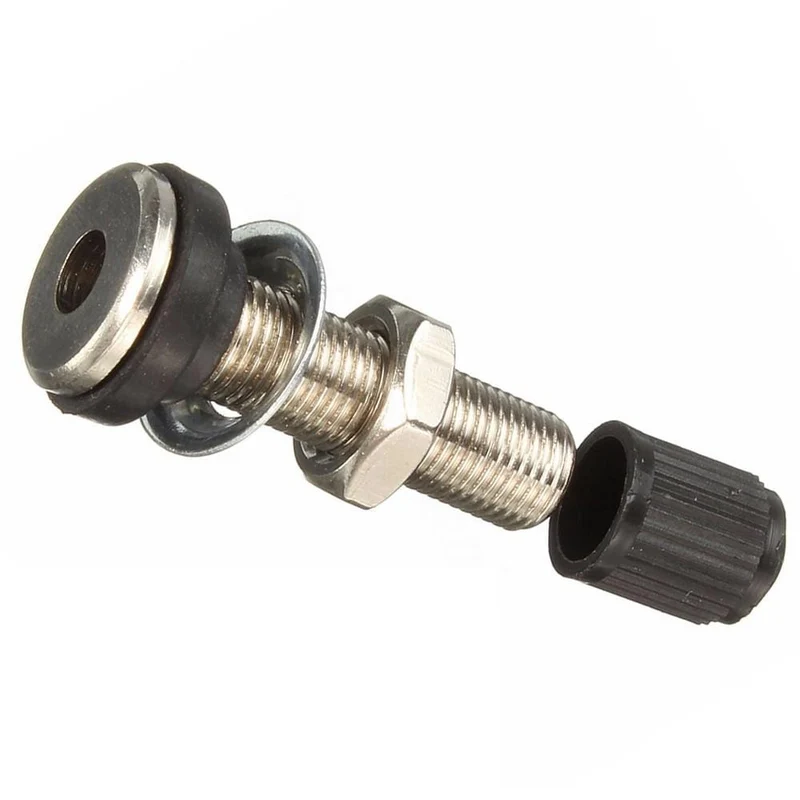2 STÜCKE 35 MM Tubeless Auto Motorrad Fahrrad Reifen Ventil Mit Staubkappe Für Moto Rad Reifen Zubehör Universal Schlauch Reifen