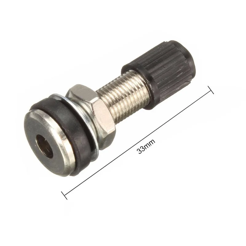 2 STÜCKE 35 MM Tubeless Auto Motorrad Fahrrad Reifen Ventil Mit Staubkappe Für Moto Rad Reifen Zubehör Universal Schlauch Reifen